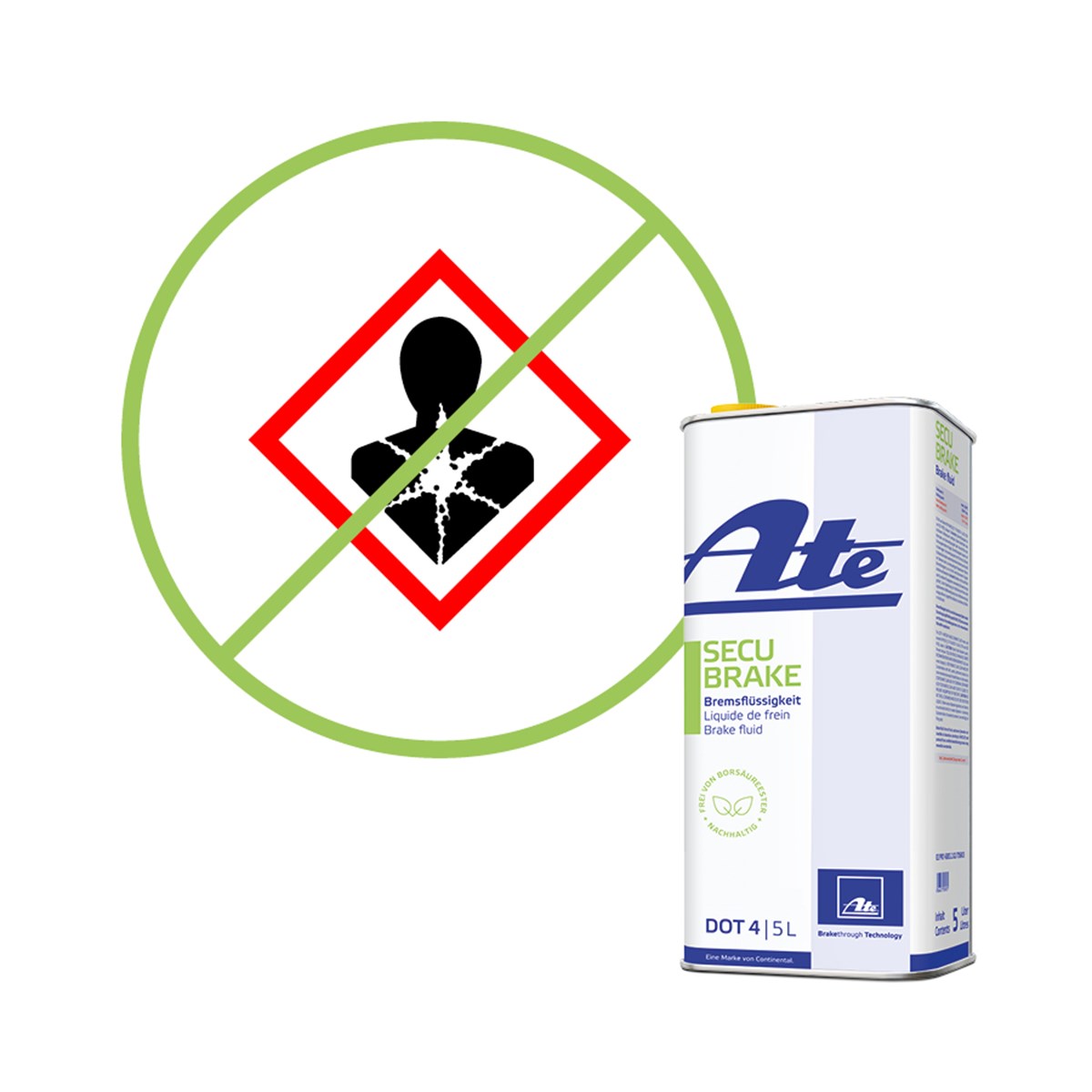 Nessuna sostanza pericolosa, garantendo così la sicurezza sul lavoro