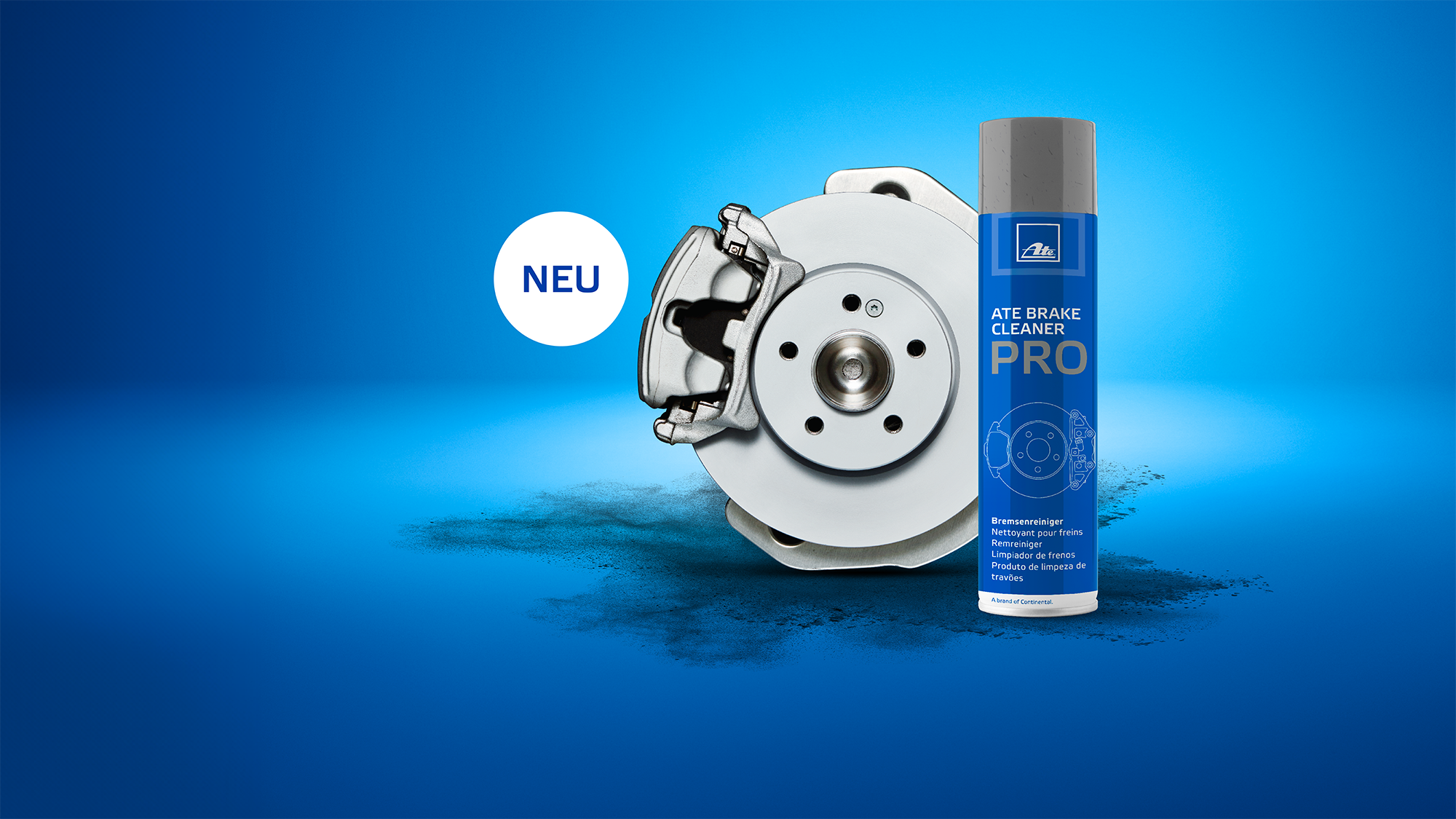 Il nuovo ATE Brakecleaner PRO: pulisce in modo rapido ed efficiente, anche capovolto
